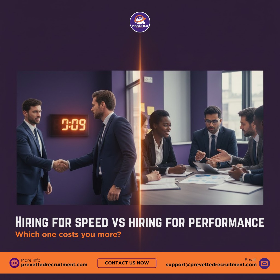 HIRING FOR SPEED VS HIRING FOR PERFORMANCE